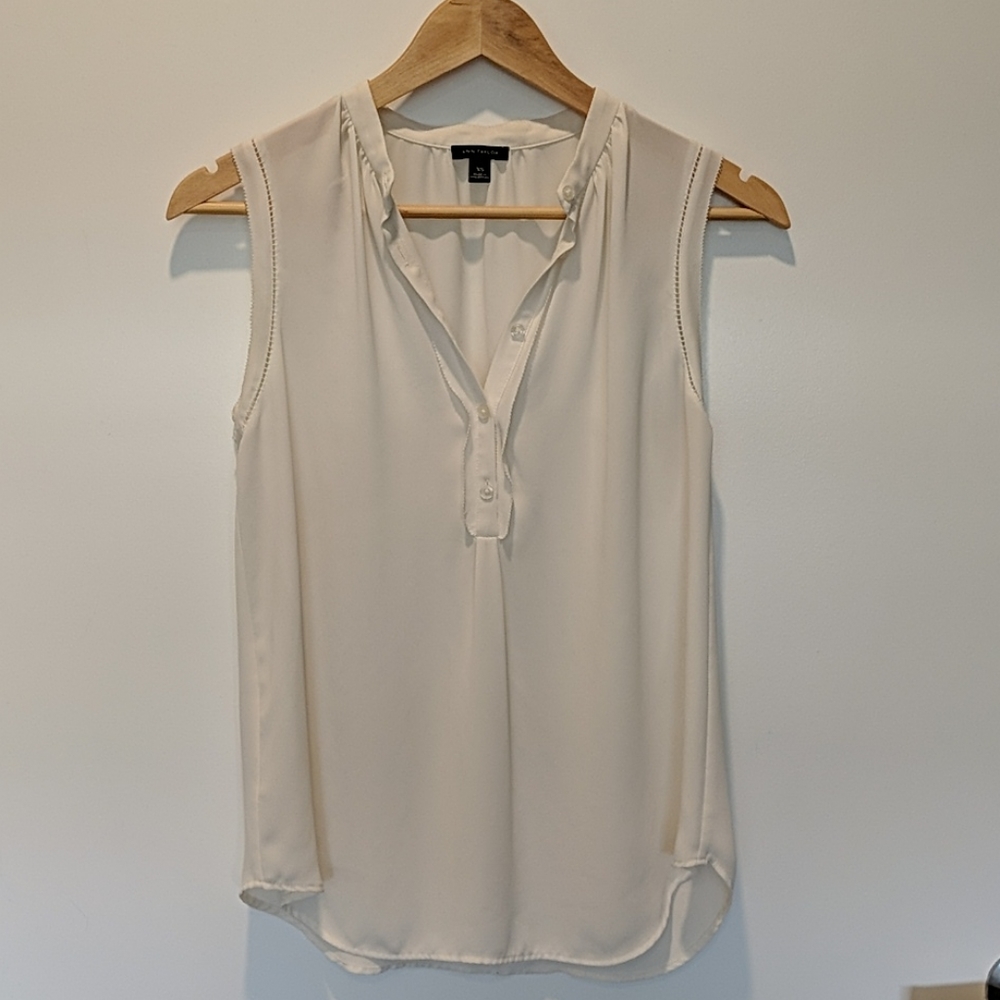 Ann Taylor sleeveless blouse